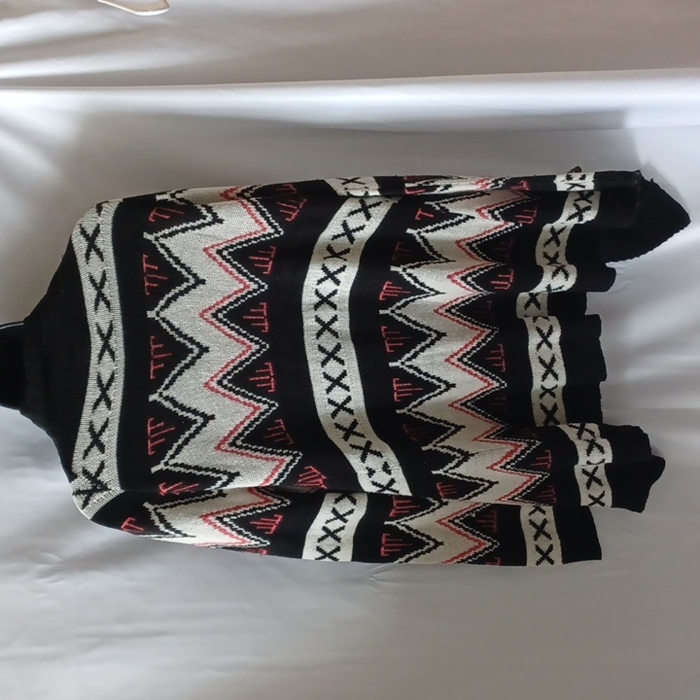 Say What? Boho Aztec Pattern Knit Cardigan